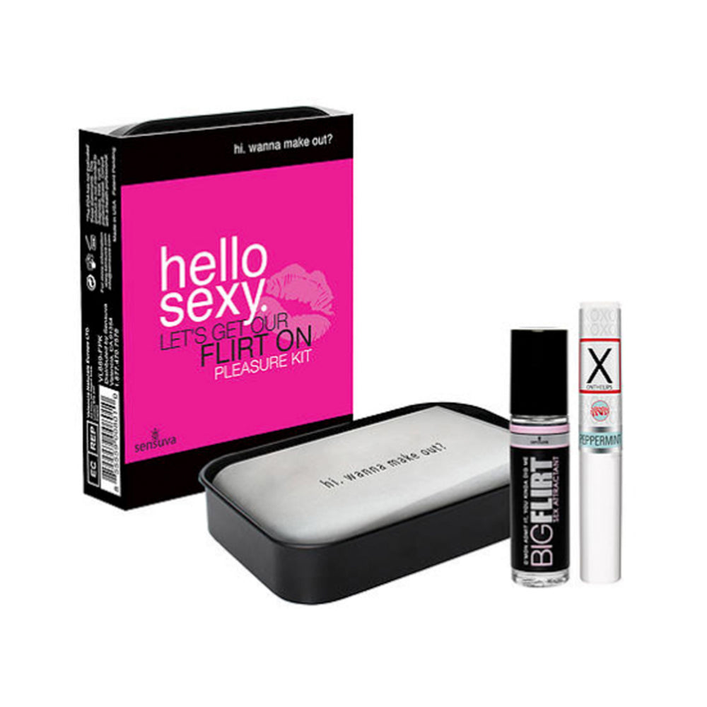 CNVNAL-59830_2a958d06-3318-4c90-a6ad-23ab3b149e26 Hello Sexy Lets Get Our Flirt On Pleasure Kit - Image 1