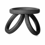 Perfect Fit Xact-fit Silicone Rings S-m-l (#14, #17, #20) Black - Image 2