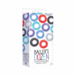 The 9's, Baller's Dozen, 12-piece TPE Cock Ring Set - Image 2