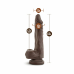 Mr Skin Stud Muffin 8.5 inches Chocolate Brown Dildo - Image 3
