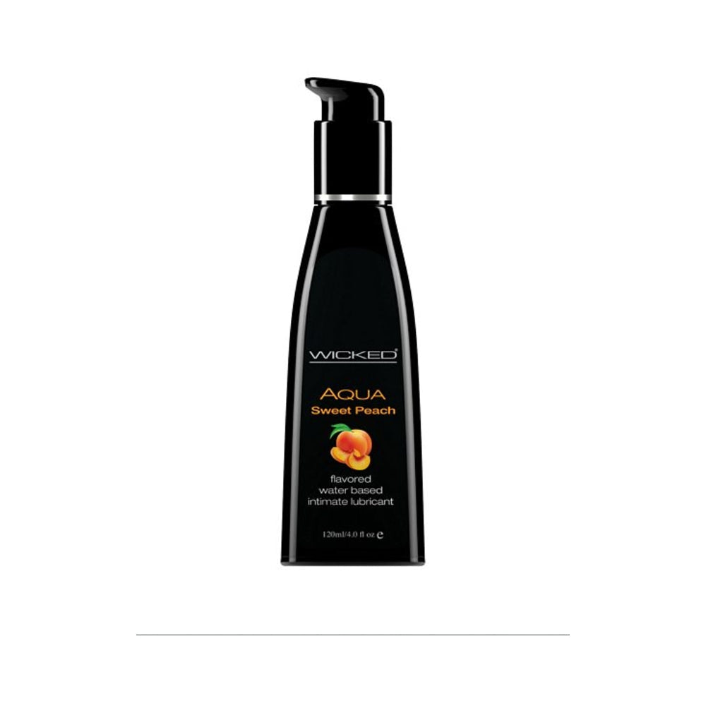 CNVNAL-61822_2 Wicked Aqua Sweet Peach Flavored Lubricant 4oz - Image 1
