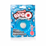 Ringo Biggies Blue Thick Cock Ring - Image 3