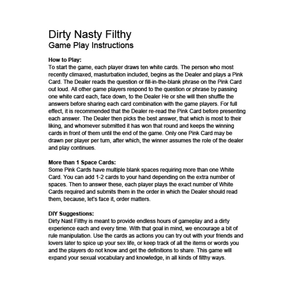 CNVNAL-62180_1_9665debf-02b6-4f29-bd13-1c4336c4e7ff Dirty Nasty Filthy Card Game - Image 1