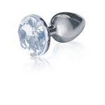 The 9's, The Silver Starter, Bejeweled Stainless Steel Plug - Image 2