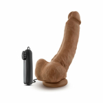Loverboy - The Boxer - 9 Inch Vibrating Realistic Cock - Mocha - Image 2