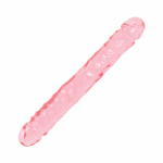 Jellies Jr Double Dong 12 Inch - Pink - Image 2