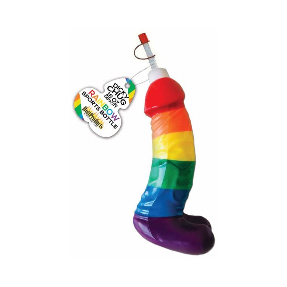 CNVNAL-67496_1_45d58a9f-40eb-4752-923f-df27492afb97 Rainbow Dicky Chug Sports Bottle - Image 1