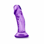 B Yours - Sweet N' Small 4in Dildo With Suction Cup - Purple - Image 2