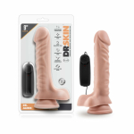 Dr. Skin - Dr. James - 9in Vibrating Cock With Suction Cup - Vanilla - Image 3