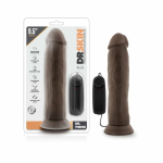 Dr. Skin - Dr. Throb - 9.5in Vibrating Realistic Cock With Suction Cup - Chocolate - Image 3