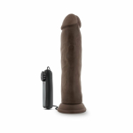 Dr. Skin - Dr. Throb - 9.5in Vibrating Realistic Cock With Suction Cup - Chocolate - Image 2