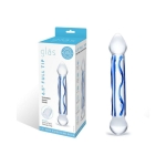 Glas 6.5in Full Tip Textured Glas Dildo - Image 2