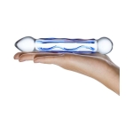 Glas 6.5in Full Tip Textured Glas Dildo - Image 3
