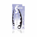 The 9's Ss-curves Curved Silicone Anal Beads - Image 2