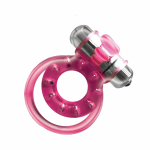 Magnetized Magnetic Cock Ring With Dual Straps And Bullet