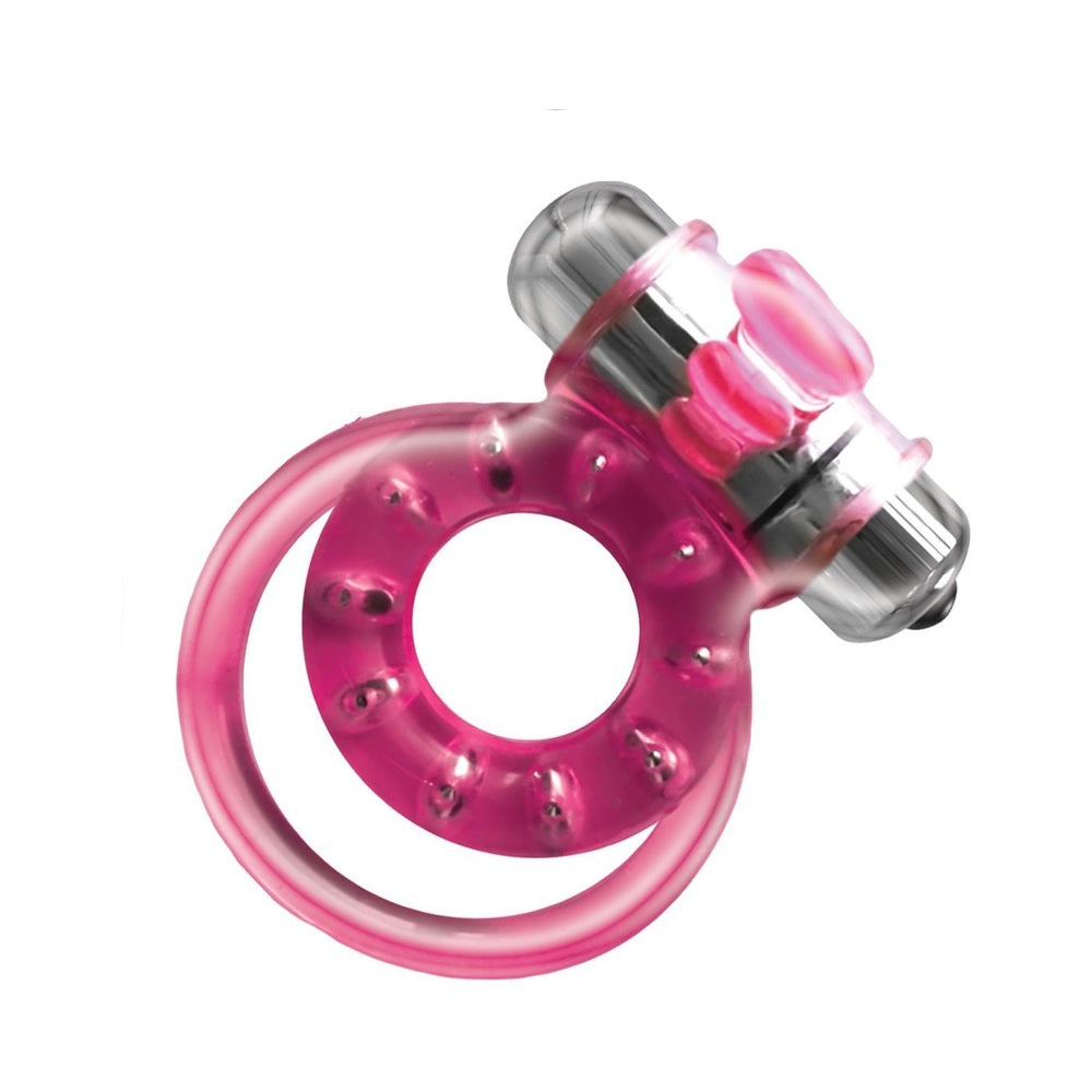 CNVNAL-71810_1fa2579074da7ac9c895095dfefee00e Magnetized Magnetic Cock Ring With Dual Straps And Bullet - Image 1
