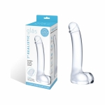 7" Realistic Curved Glass G-Spot Dildo - Image 3