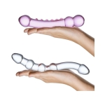 Double Pleasure Glas Dildo Set 2pc - Image 3