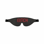 Ouch! Blindfold - BITCH - Black
