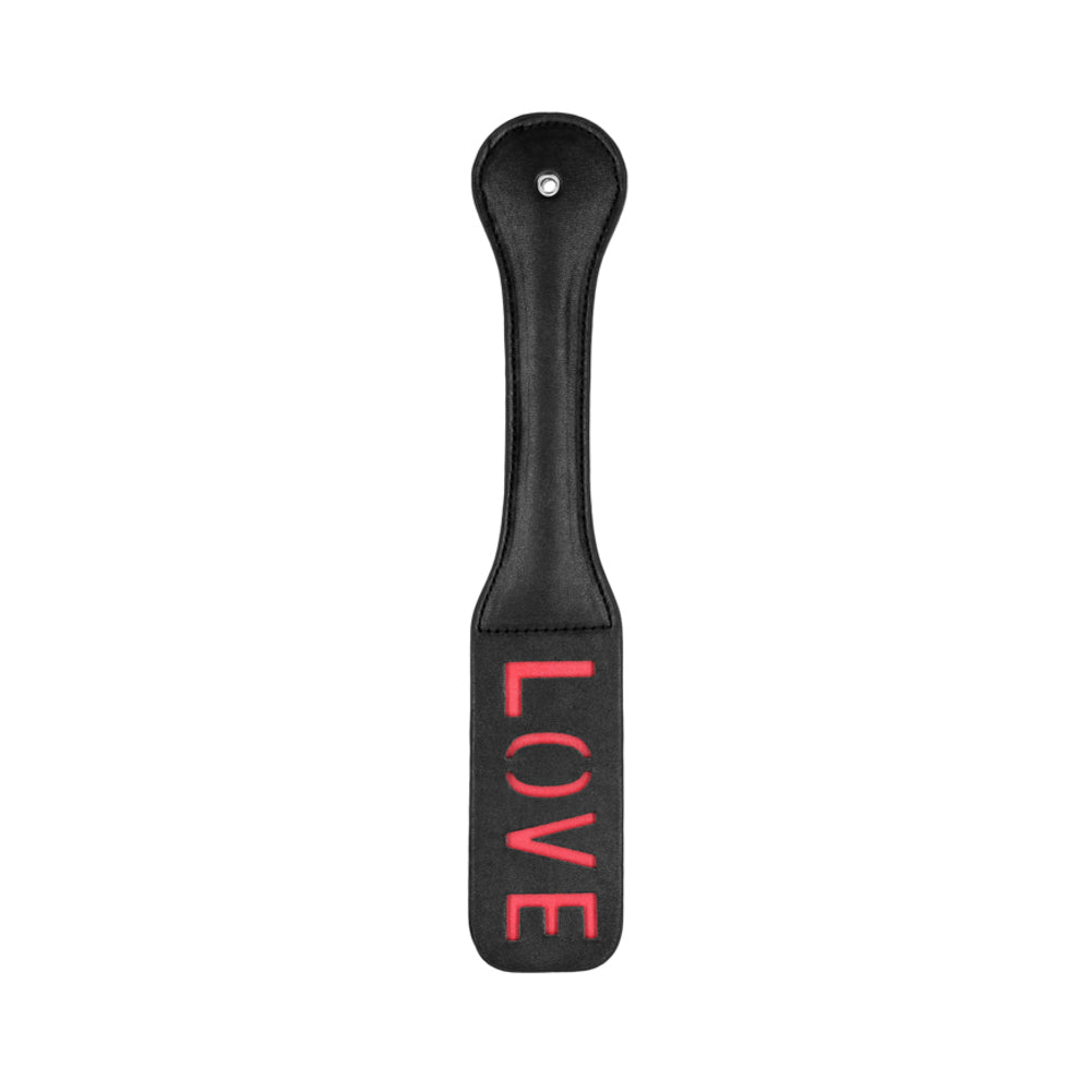 CNVNAL-72093_1_2765e627-3f33-4bf9-8a36-3be135178ddd Ouch! Paddle - LOVE - Black - Image 1