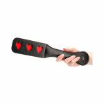 Ouch! Paddle - HEARTS - Black - Image 2