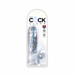 King Cock Clear 6in Cock with Balls - Image 3