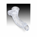 King Cock Clear 7.5in Cock with Balls - Image 2