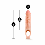 Performance - 9 Inch Cock Sheath Penis Extender - Vanilla - Image 2