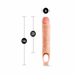 Performance Plus - 11.5 Inch Silicone Cock Sheath Penis Extender - Vanilla - Image 2