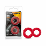Stay Hard - Donut Rings - Red - Image 3