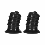 Hunkyjunk Elong Wide Base Nipsucker Black - Image 2
