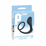P-Zone Ring Prostate Massager & Cock Ring Black - Image 2