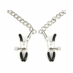 Lux Fetish Breathable Gag With Nipple Clamp - Image 3