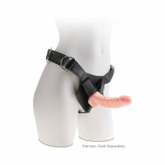 King Cock Triple Density 8 inches Cock, Balls Beige Dildo - Image 2