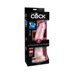 King Cock Triple Density 8 inches Cock, Balls Beige Dildo - Image 3