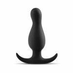 Anal Adventure Platinum Curve Plug Black