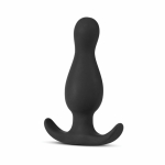 Anal Adventure Platinum Curve Plug Black - Image 2