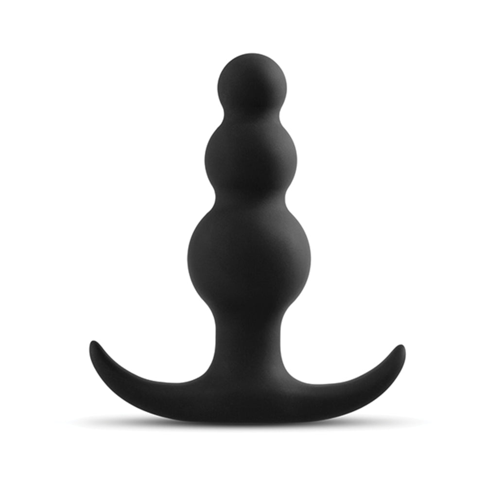 CNVNAL-74556_2_af999532-b30f-42c5-b374-7bbf5f5090c9 Anal Adventure Platinum Beaded Plug Black - Image 1