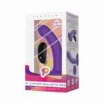 Pegasus 6" Wireless Remote Control Curved Realistic Peg With Harness Purple - Image 3
