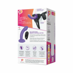 Pegasus 6" Wireless Remote Control Curved Realistic Peg With Harness Purple - Image 2