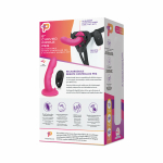 Pegasus 6" Wireless Remote Control Curved Ripple Peg With Harness Pink - Image 2