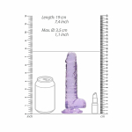 Realrock Realistic Dildo With Balls 7 inches - Image 2