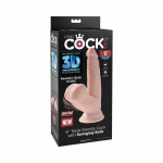 King Cock Triple Density Cock 6 In With Swinging Balls - Image 3
