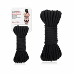 Lux Fetish Bondage Rope 33 Ft/10 M - Black - Image 2