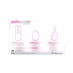 Palmpocket Extended Silicone Massage Heads 3-pack - Image 2