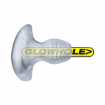 Oxballs Glowhole-1 Buttplug With Led Insert Small Clear Frost - Image 2