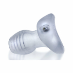 Oxballs Glowhole-2 Buttplug With Led Insert Large Clear Frost