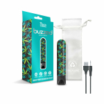 Prints Charming Buzzed Rechargeable 3.5" Bullet - Canna Queen - Black - Image 2