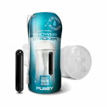 Happy Ending Self-lubricating, Vibrating Shower Stroker - Pussy - Image 2