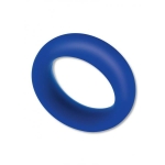 Zolo Extra Thick Silicone Cock Ring - Blue